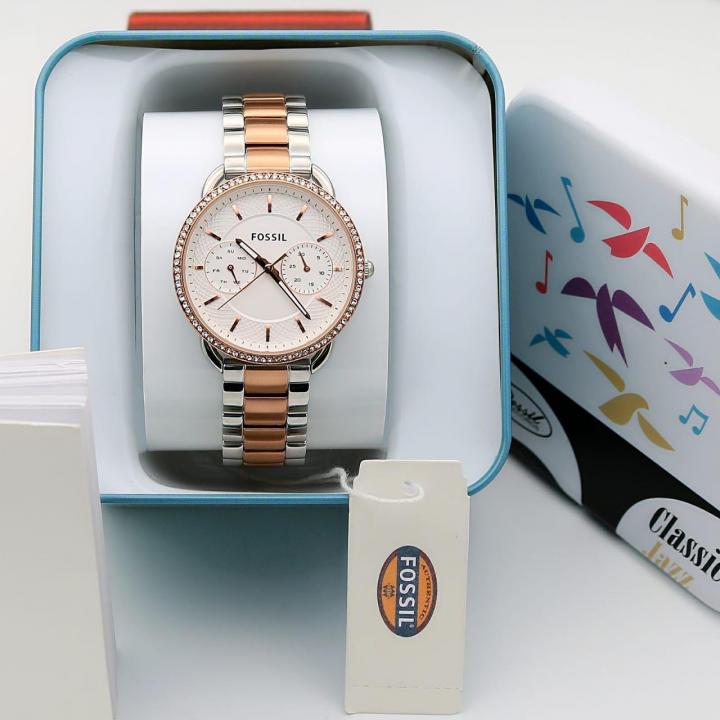 Fossil White Twotone