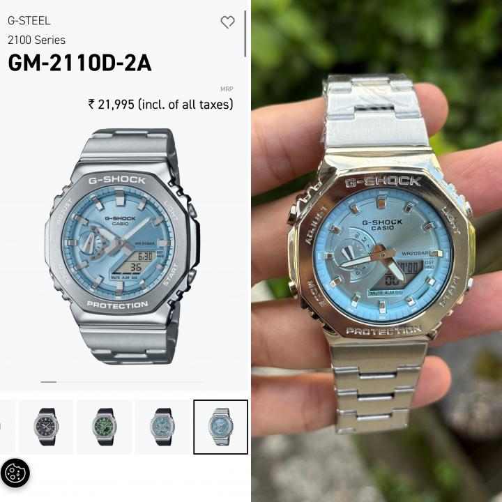 G-Shock GM-2100 Silver Sky