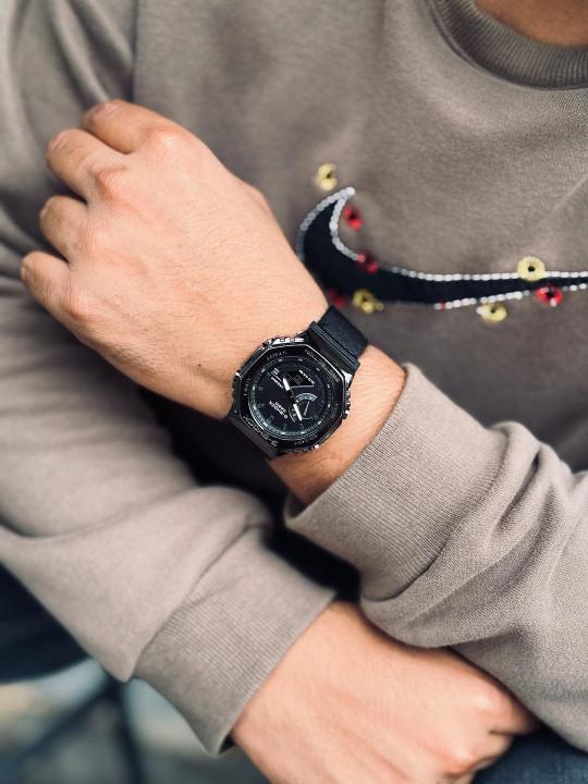 Gshock GM2100 Full Black Leather