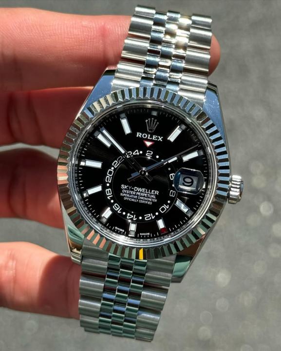 Rolex Sky Dweller black dial