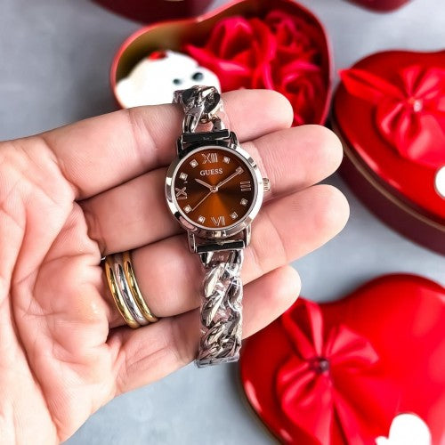 Valentine's Special Guess rose gold with gift box