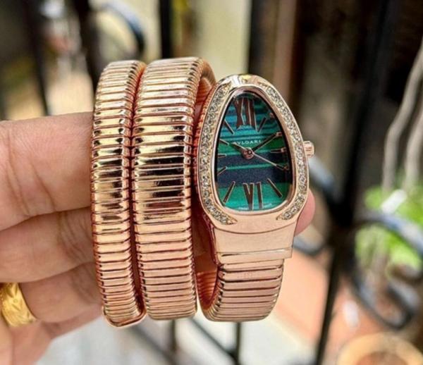 Bvlgari Serpenti Rosegold Green