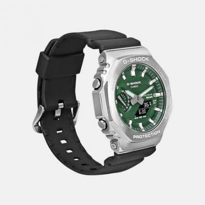 Gshock GM2100 Black Green Leather