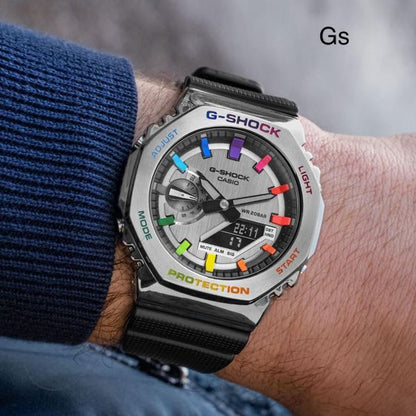 Gshock GM2100 Rainbow Leather