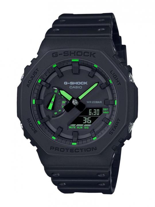 Gshock GM2100 Black Neon Leather