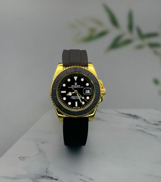 Rolex Yachmaster Black Gold