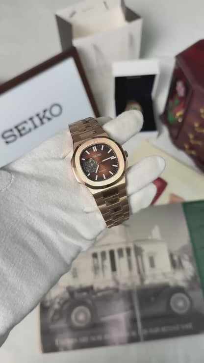 Seiko Automatic Chocolate brown