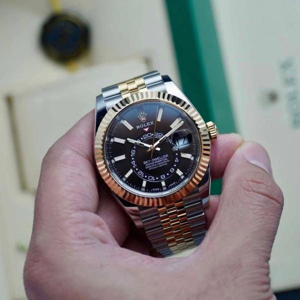 Rolex Sky Dweller dual tone