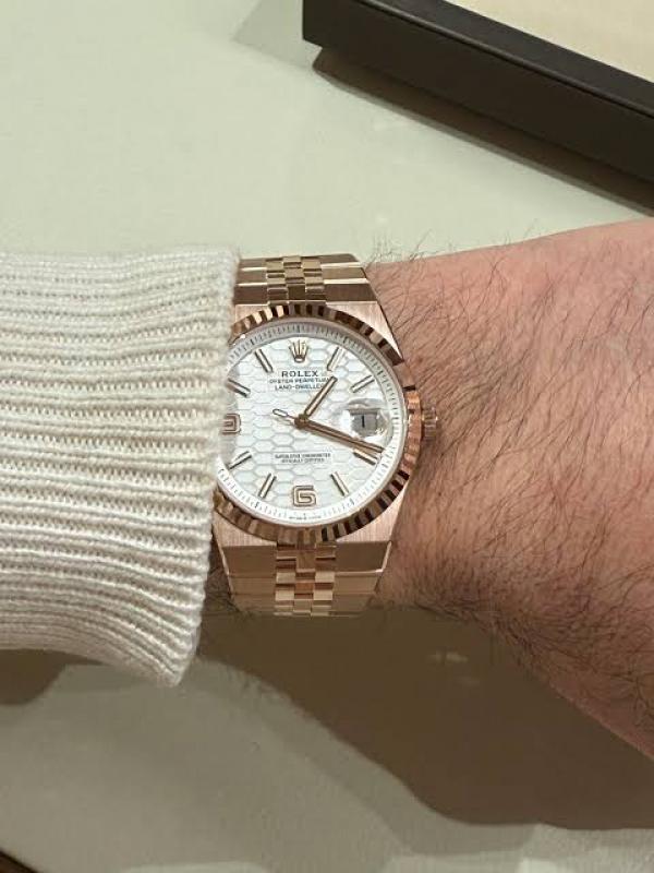 Rolex Land Dweller Automatic  with open back and logo