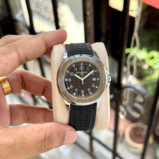 Patek Phillipee black silver