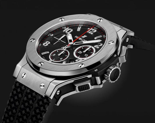 Hublot bigbang fusion black silver