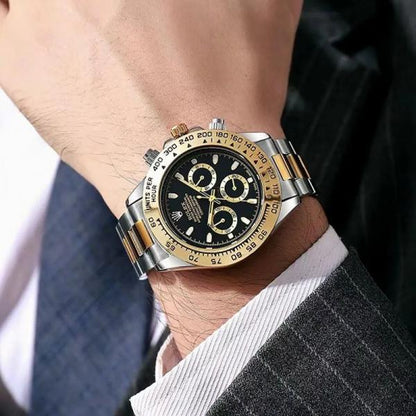 Rolex Daytona chain belt black dial