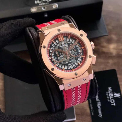 Hublot bigbang automatic red rose gold