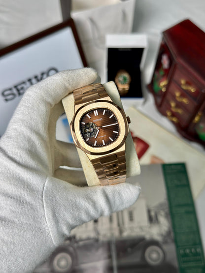 Seiko Automatic Chocolate brown