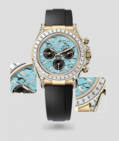 Rolex Daytona rubber belt blue dial