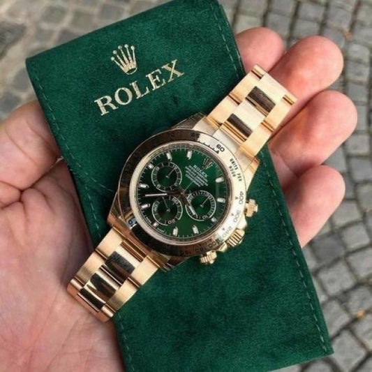 Rolex Daytona Gold Green