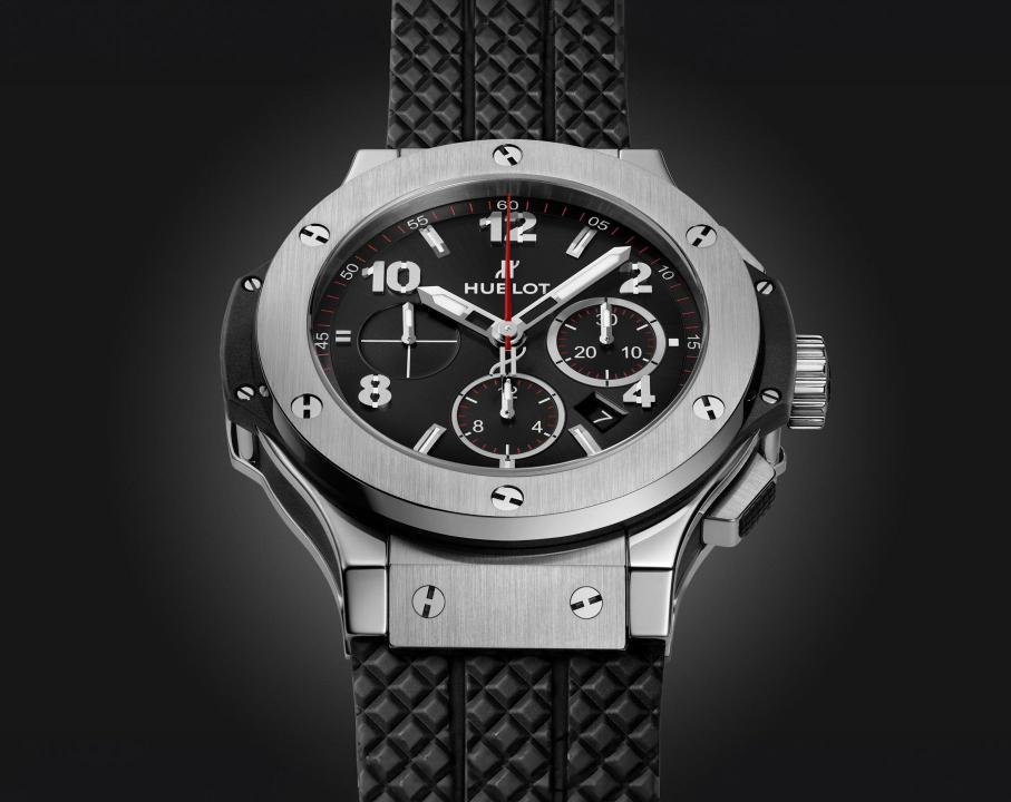 Hublot bigbang fusion black silver