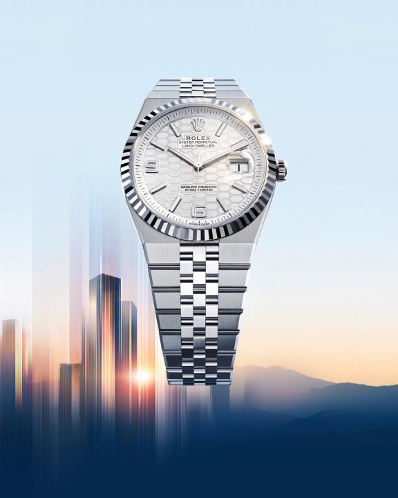 Rolex Land Dweller Automatic  with open back and logo