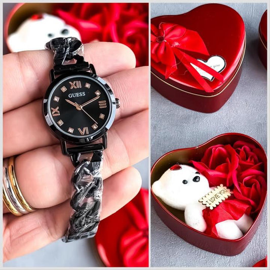 Valentine's Special Guess Black with gift box