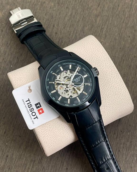 Tissot 1853 Skeleton full black