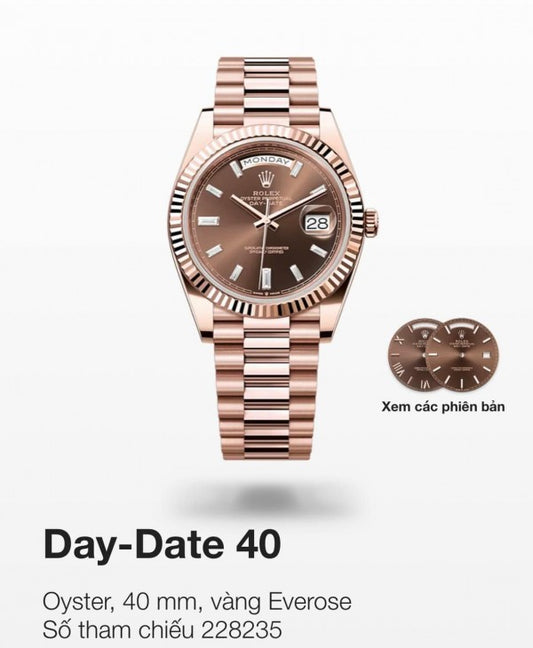 Rolex Oyster rose gold