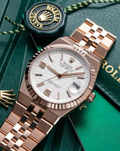 Rolex Land Dweller Automatic  with open back and logo