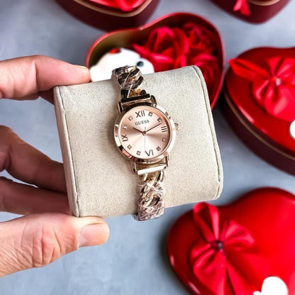 Valentine's Special Guess Full rose gold with gift box