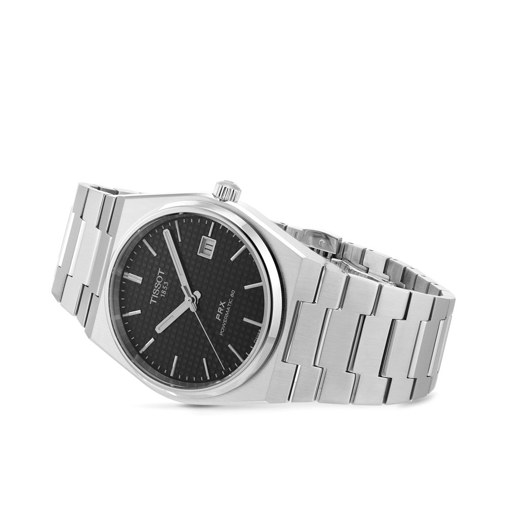 Tissot Prx powermatic silver black