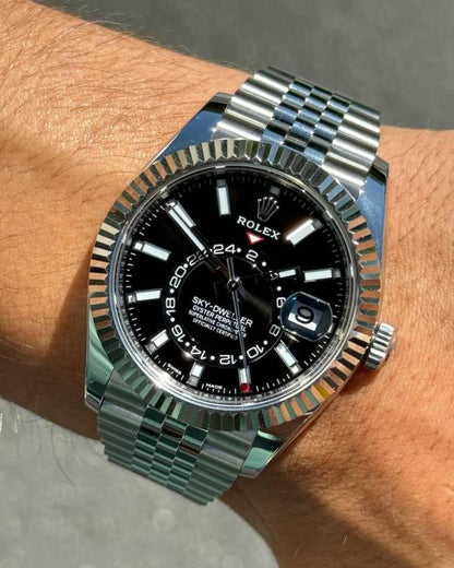 Rolex Sky Dweller black dial