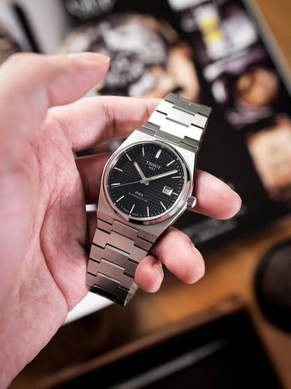 Tissot Prx powermatic silver black