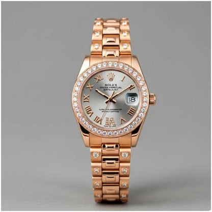 Rolex diamond full rose gold