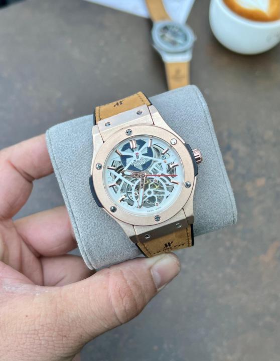Hublot bigbang automatic rose gold brown