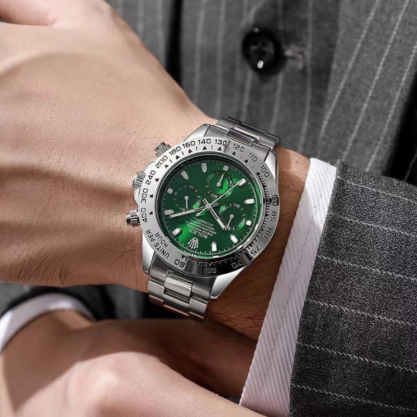 Rolex Daytona Silver Green